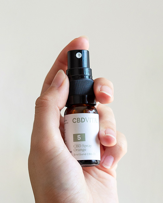 CBD Mundspray Anwendung